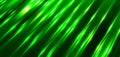 Green metal texture background, interesting striped chrome green waves pattern Royalty Free Stock Photo