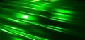 Green metal texture background, interesting striped chrome green waves pattern texture