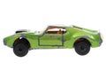 green metal toy car Royalty Free Stock Photo