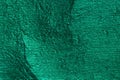 Green metallic foil background texture Royalty Free Stock Photo