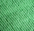 Green microfiber cloth close-up Royalty Free Stock Photo