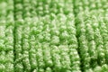 Green Microfibre Cloth Macro