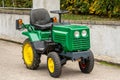 Green mini tractor Royalty Free Stock Photo