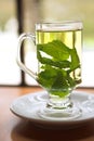 Green mint tea