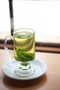 Green mint tea Royalty Free Stock Photo