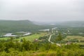 Green mist valley in Finnmark, Norway.