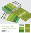 Green Modern business cards design template