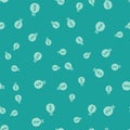 Green Money bag icon isolated seamless pattern on green background. Dollar or USD symbol. Cash Banking currency sign Royalty Free Stock Photo