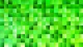 Green mosaic rectangle background - modern vector design from gradient rectangles