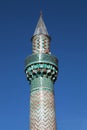 The Green Mosque minaret Royalty Free Stock Photo