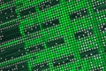 Green motherboard Royalty Free Stock Photo