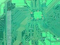 Green motherboard circuit