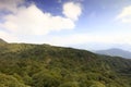 Green mountain under blue sky, adobe rgb Royalty Free Stock Photo