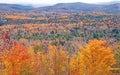 Green Mountains in Autumn mist Royalty Free Stock Photo