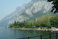 Green mountains on Lake Como, Italy.