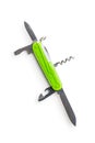 Green multi tool penknife