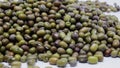Green mung beans Royalty Free Stock Photo