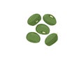 Green mung beans. Simple flat illustration.