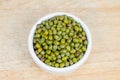 Green mung beans Royalty Free Stock Photo