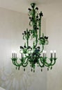 Green Murano Glass chandelier