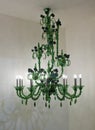 Green Murano Glass chandelier