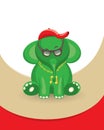 Green music elephant