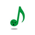 Green musical note