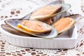 Green mussels Royalty Free Stock Photo