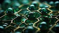 green nano carbon background