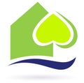 Green nature eco house icon Royalty Free Stock Photo