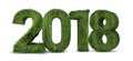 2018 green nature symbol 3d