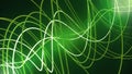 green neon lines light pack isolated on black and Colorful glowing lines or borders collection isolated on dark blue