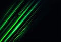 Green. Neoned lines futuristic aesthetics. Glowing neon futuristic Royalty Free Stock Photo