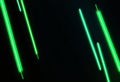 Green. Neoned lines futuristic aesthetics. Glowing neon futuristic Royalty Free Stock Photo