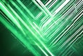 Green. Neoned lines futuristic aesthetics. Glowing neon Royalty Free Stock Photo