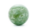 Green nephrite ball Royalty Free Stock Photo