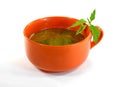 Green nettle soup. Royalty Free Stock Photo