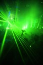 Green Night Club Party Background Royalty Free Stock Photo