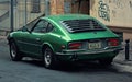 Green Nissan 240 Z