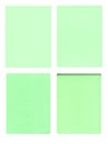 Green note book collection isolated Royalty Free Stock Photo