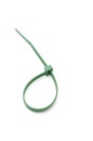 Green nylon cable tie