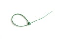 Green nylon cable tie Royalty Free Stock Photo