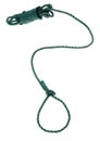 Green nylon rope