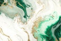 Green Oasis: AI Generated Abstract Texture Photography Featuring Green and White Gold Intricate Pattern on Artificial Marble Royalty Free Stock Photo