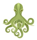 Green octopus