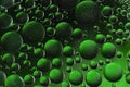 Oil bubbles macro colourful background Royalty Free Stock Photo