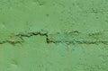 Green old painted metal texture.