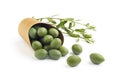 Green olives Royalty Free Stock Photo