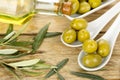 Green olives Royalty Free Stock Photo