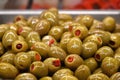 Pimento Stuffed Olives Royalty Free Stock Photo